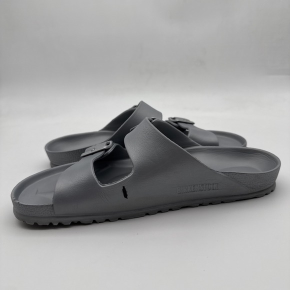 Birkenstock Arizona EVA 42 Sandals Unisex Men's 9/Womens 11 Stone Coin Sliver - Picture 4 of 15